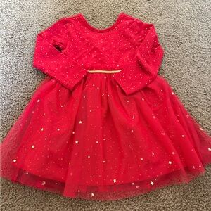 Hanna Andersson Red Starry Kids Dance Dress